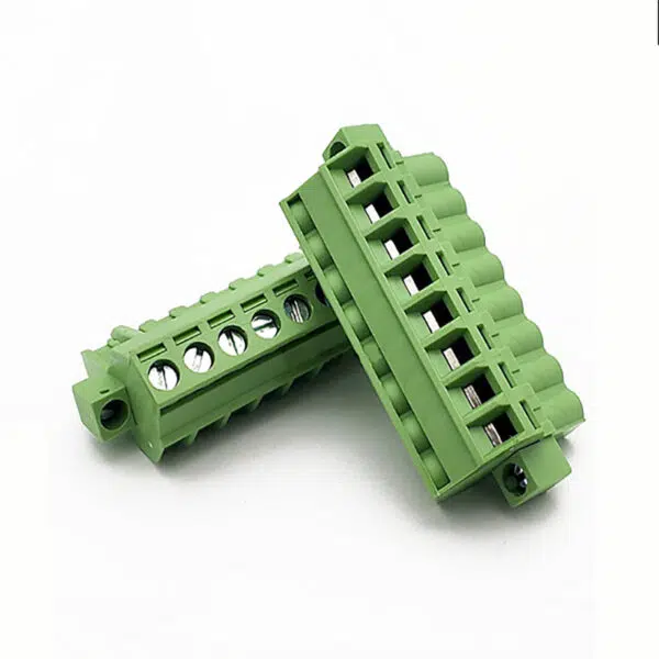 Angled 45 Degree Plug Connector with Flange - Imagen 2