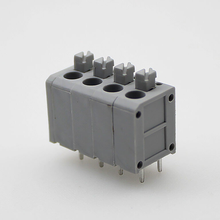 Bloque de terminales de pulsador compatible con Dinkle