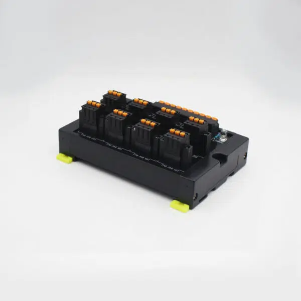 8-Channel Sensor Terminal Block with Flange Spring Clamp | HPM08DM