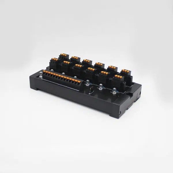 12-Channel Sensor Terminal Block with Flange Spring Clamp | HPM12DM