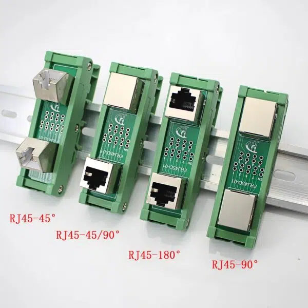 RJ45 Terminal Block Module for DIN Rail Mounting | FRJ45D-01