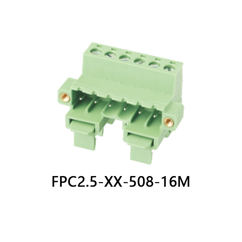 Panel Mount Pluggable Terminal Block | Tool-Free Wire Insertion | FPC2 ...