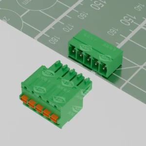 wz-male header and female socket of pluggable terminal block