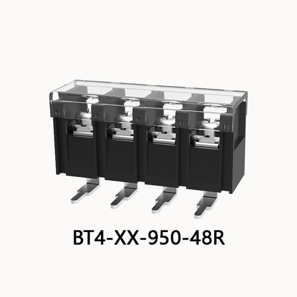 PCB Fence Terminal Right Angle 9.5mm | 9.5mm PCB Spacing | BT4-XX-950-08R