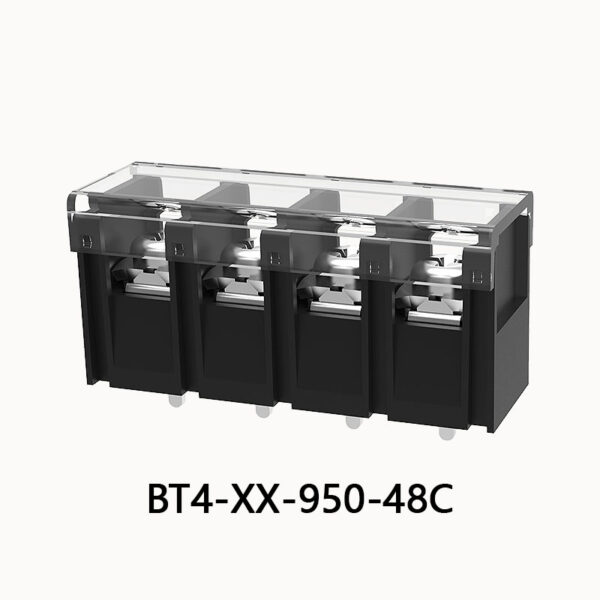 Screw Barrier Block with Cover | 9.5mm Pitch | BT4-XX-950-08C