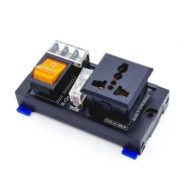 1-Socket AC Power Distribution Module with Switch | HM04-01D