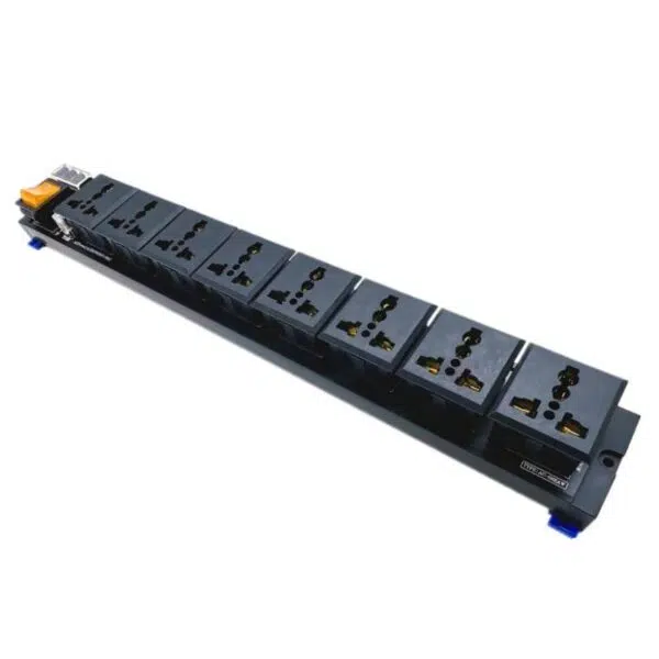 8-Socket AC Power Distribution Module with Switch | HM04-08D
