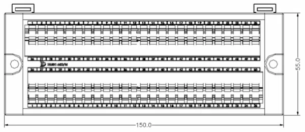 DIN Rail DB37 Male to Terminal Block Adapter | HDM37M-M - 图片 2