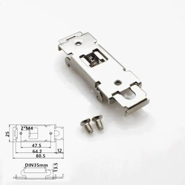 Steel DIN Rail Mounting Clips Bracket for 35 mm Din Rail | DGR-09/10 - 图片 2