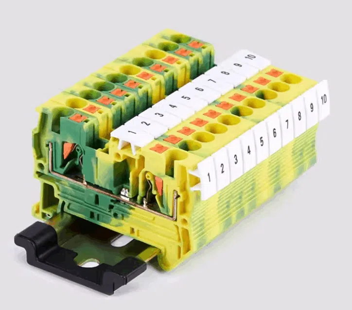 PT-PE grounding terminal block