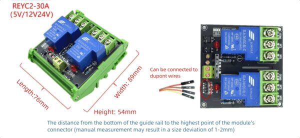 1/2/4 channel Songle relay module SLA-05V 12V 24V DC sl-c 30A interface terminals for PLC control and automation - Image 4