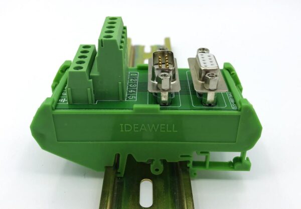 DB9 compatible serial port COM converter DIN rail male and female DB9 terminal adapter board DB9 S72 relay tap module - Image 4