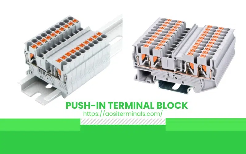 Push-in terminal block