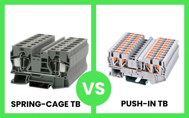 Push-in vs Spring-Cage Connector