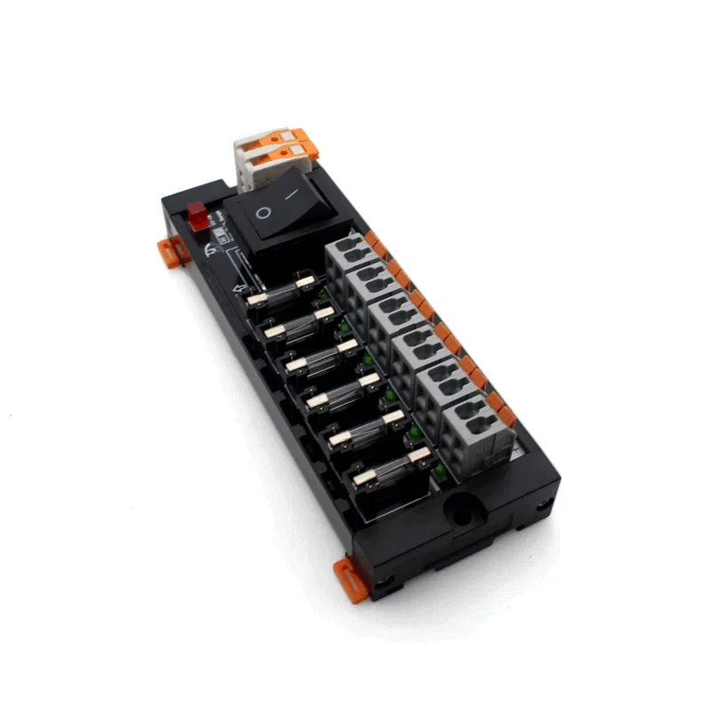 Spring-type terminal connection