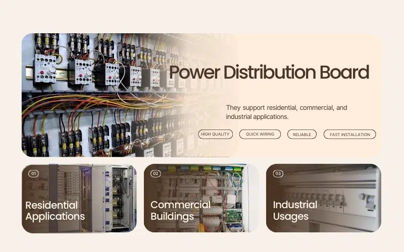power distribution board widely used in industrial