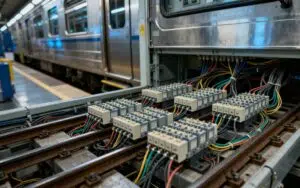 terminal blocks are used in railway industry
