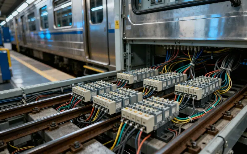 terminal blocks are used in railway industry