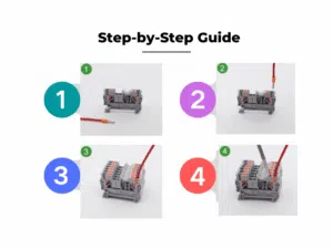Push in Din Rail Terminal Blocks