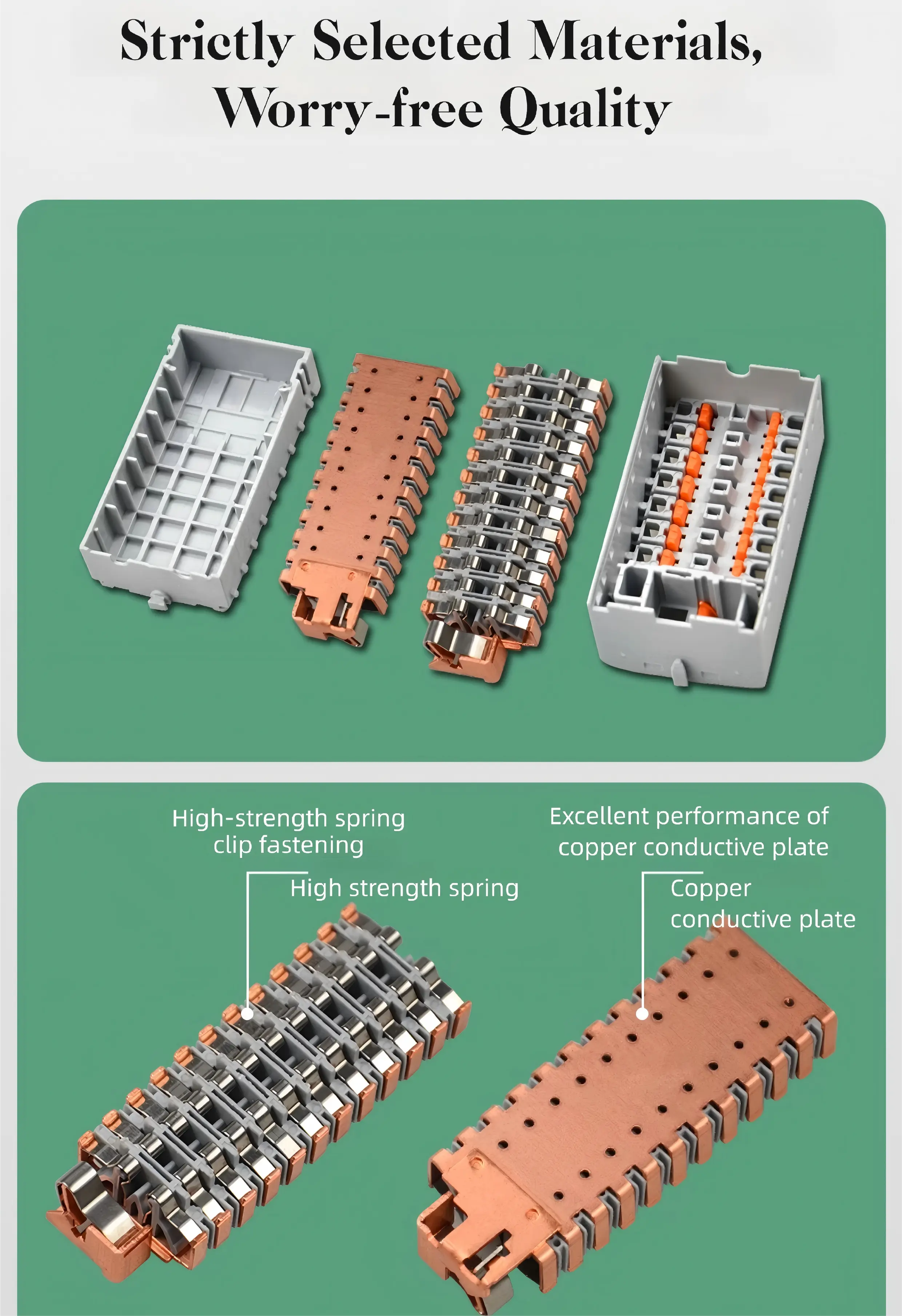 Internal Components (Copper Conductor + Spring Module)