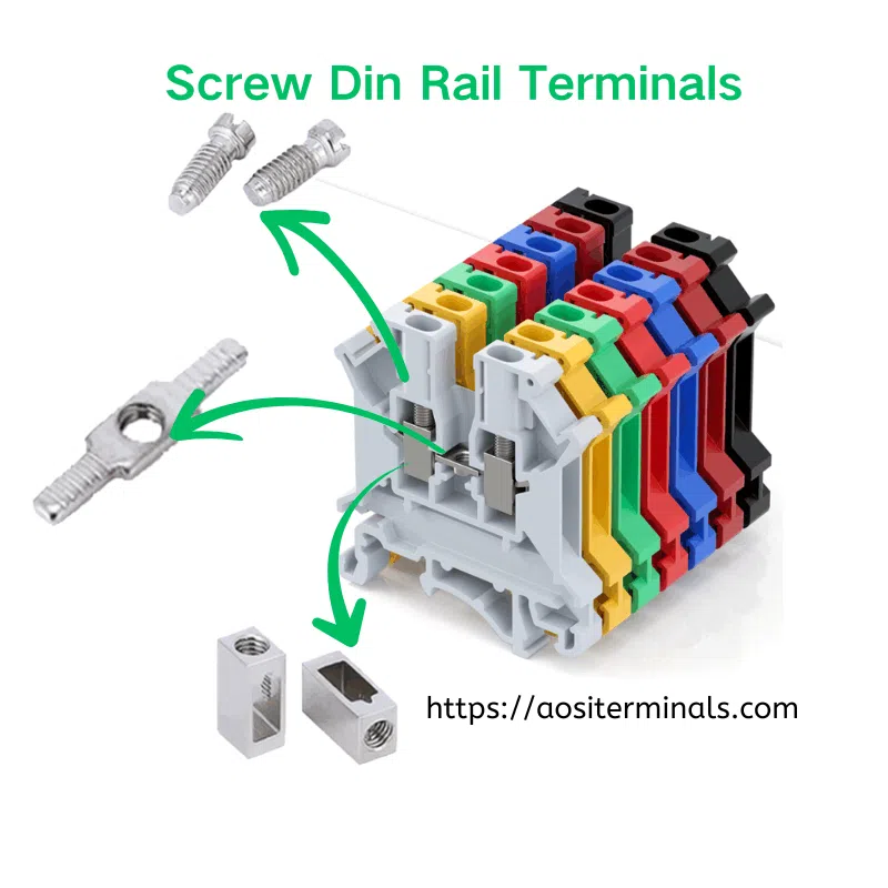 Internal structure diagram of screw type wiring