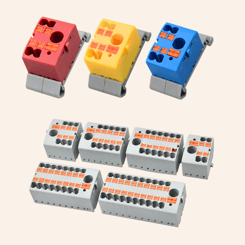 Modular Push-in Distribution Blocks