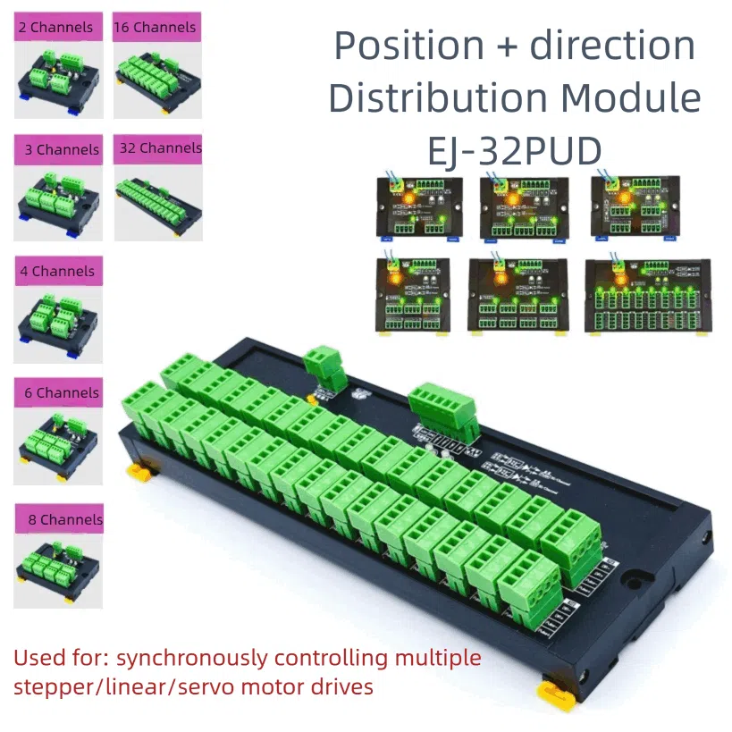 Multi-axis motion control signal distribution