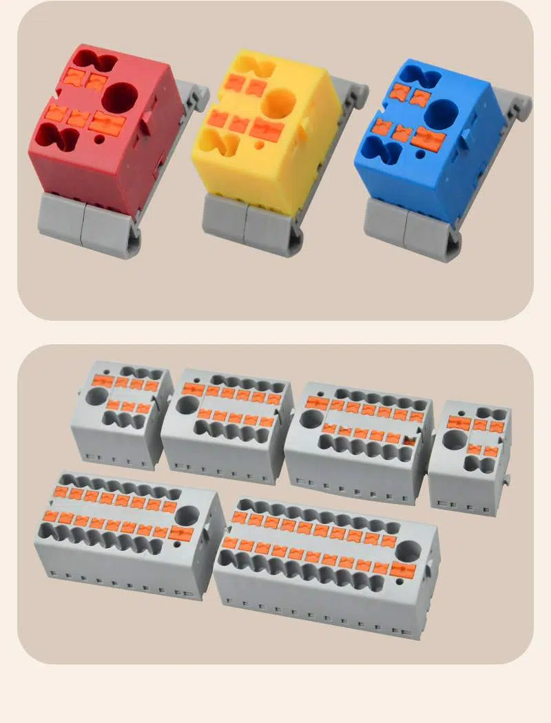 Push-in Electric Power Distribution Terminal Block