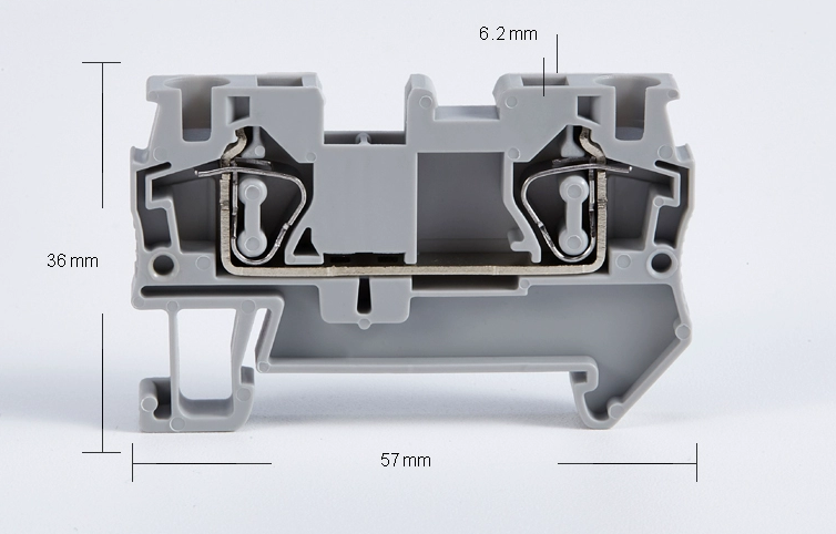 ST-4 spring din rail terminal block