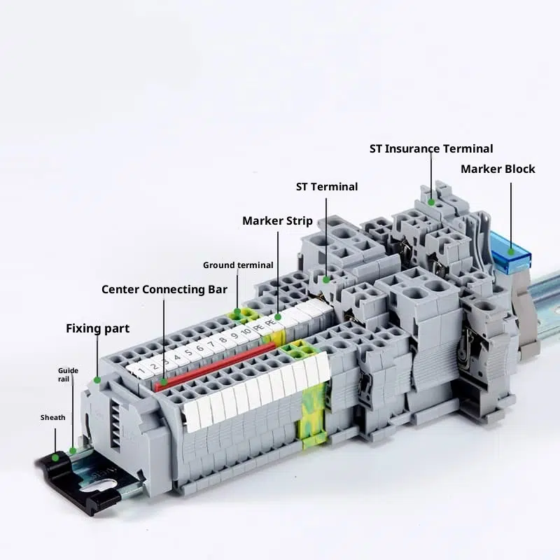 ST Series DIN Rail Terminal Block Installation