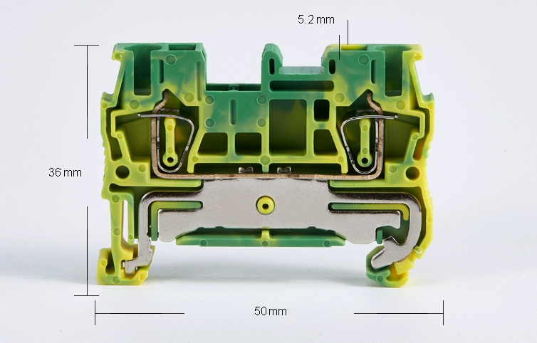 ST2.5-PE spring din rail terminal block