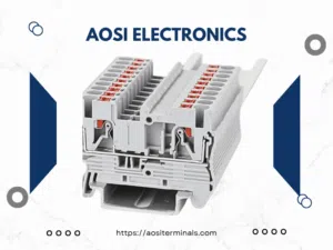 what is a push in din rail terminal blocks