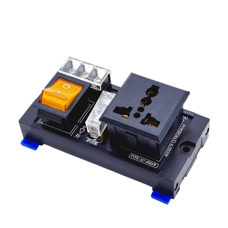 AC Power Socket Terminal Blocks with Switch