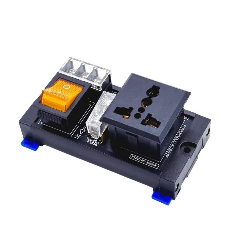 AC Power Socket Terminal Blocks with Switch