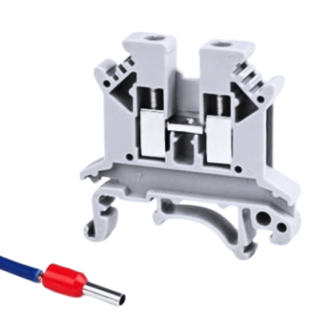 wire and ferrule ready to insert